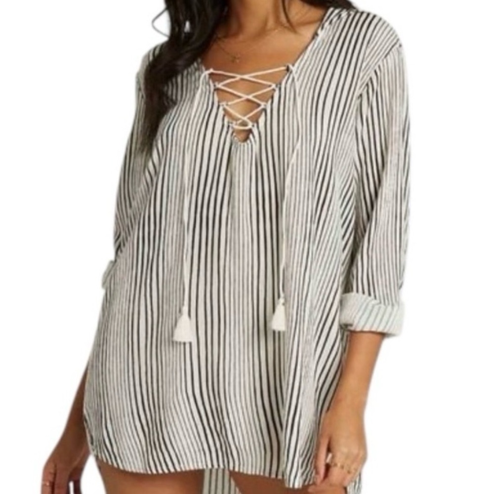 Perfect for the beach! Billabong Women’s Striped Coverup
